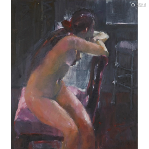 Â§ MARION DRUMMOND (SCOTTISH 1958-) NUDE STUDY