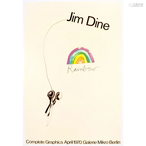 JIM DINE (AMERICAN 1935- ) GALERIE MIKRO, RAINBOW