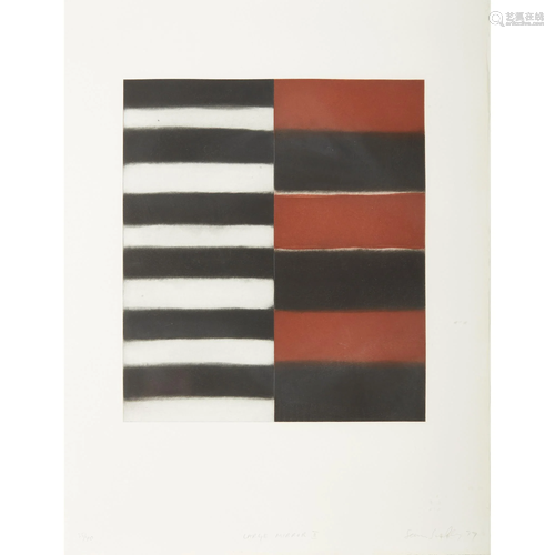 Â§ SEAN SCULLY R.A. (IRISH/AMERICAN 1945-) LARGE MIR…