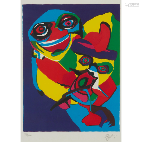 Â§ KAREL APPEL (DUTCH 1921-2006) PERSONNAGE - 1971