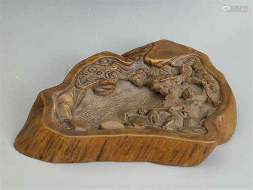 A CARVED FIGURES STORY CHENXIANG WOOD WASHER