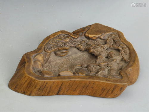 A CARVED FIGURES STORY CHENXIANG WOOD WASHER