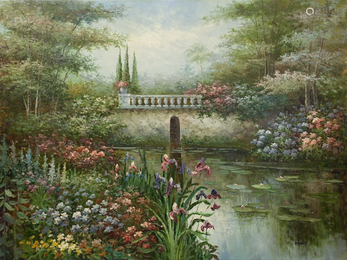 LANDSCAPE OIL ON CANVAS PAINTING