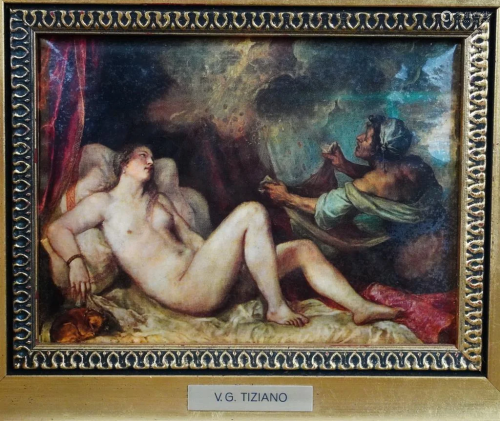 PAINTING AFTER TIZIANO VECELLIO, OF DANAE