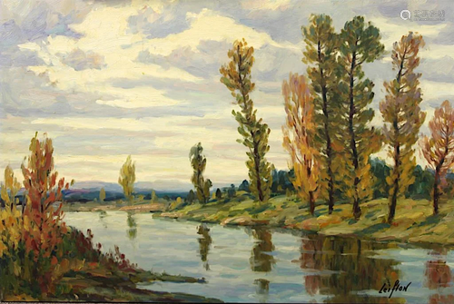 OIL PAINTING ON CANVAS OF LANDSCAPE