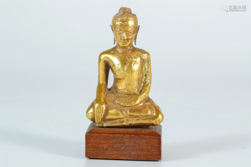A Bronze Figure of Gautama Buddha