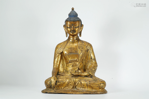 A Bronze Figure of Gautama Buddha