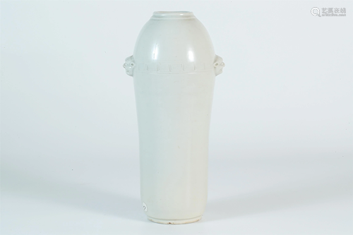 A White-glazed Vase