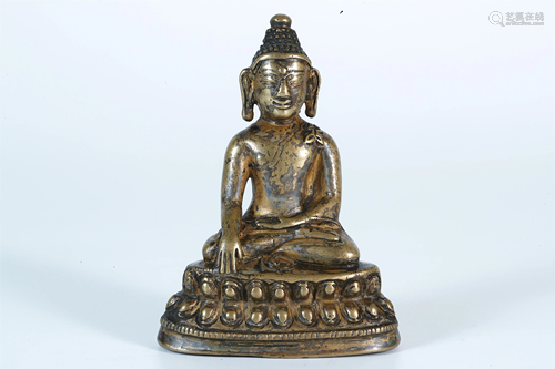 A Bronze Figure of Gautama Buddha