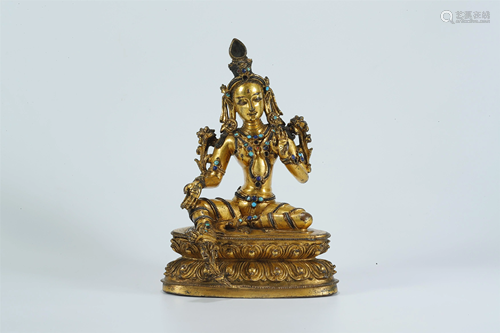 A Figure of Green Tara