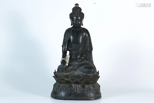 A Bronze Figure of Gautama Buddha