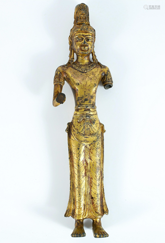 A Gilt-Bronze Figure of Acuoye Avalokitesvara