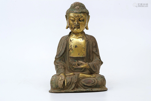 A Bronze Figure of Gautama Buddha