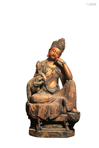 Woodcarving Free Avalokitesvara Buddha