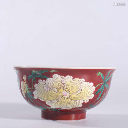 Qing-Kangxi famille rose bowl