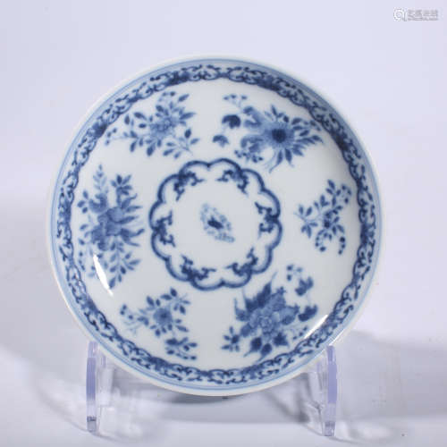 Qing-blue and white plate