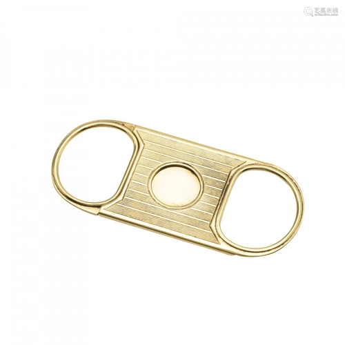 A Gold Cigar Cutter, by Tiffany & Co.