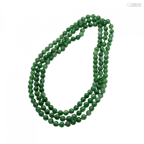 Jadeite Bead Necklace