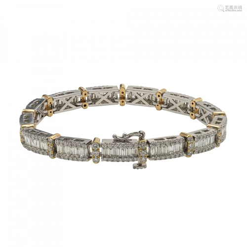 Gold and Diamond Bracelet