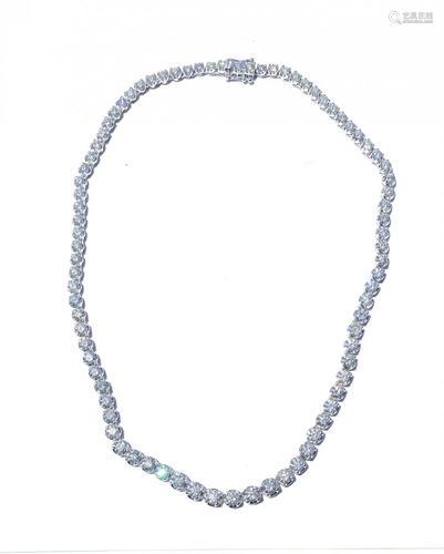 White Gold and Diamond necklace