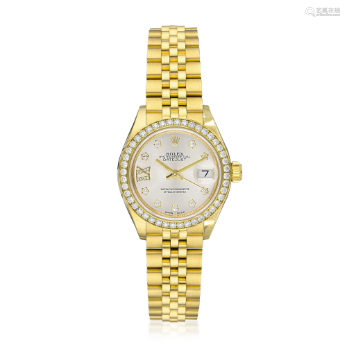 Rolex Lady-Datejust Ref. 279138 in 18K Gold