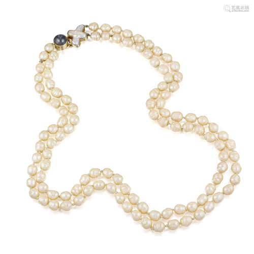 Faux Baroque Pearls with Christopher Walling Tahitian
