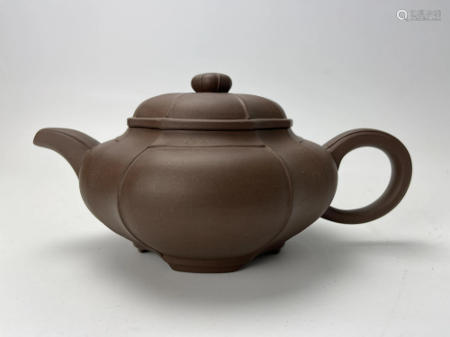 A Chinese Xu Weiwei Zisha Teapot