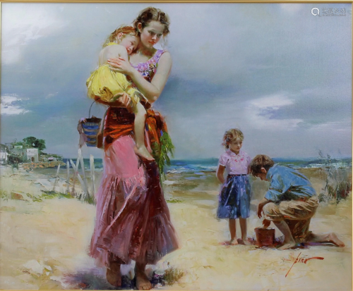 Rapture Print Signed by Pino Daeni (Italian, 1939) with