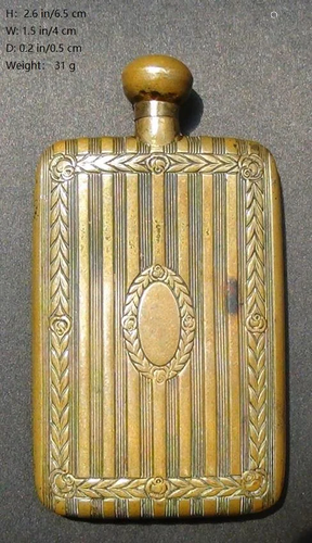 OLD CHINESE ANTIQUE PURE COPPER SNUFF BOTTLE