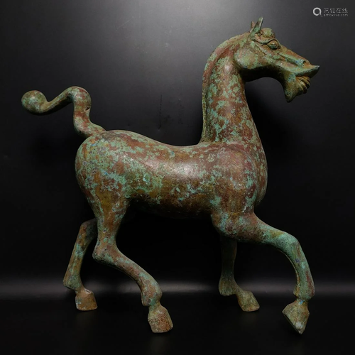 Warring States Bronze Horse Height