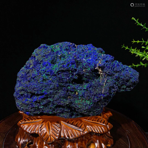 Australian Blue Copper Ore Natural Raw Ore Height with