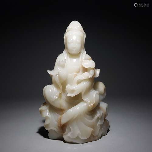 chinese hetian jade guanyin