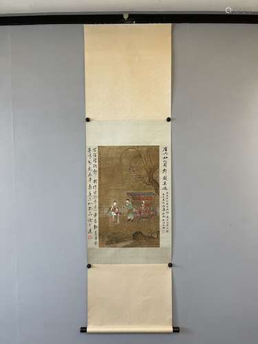 chinese tang bohu'painting