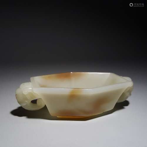 chinese hetian jade cup