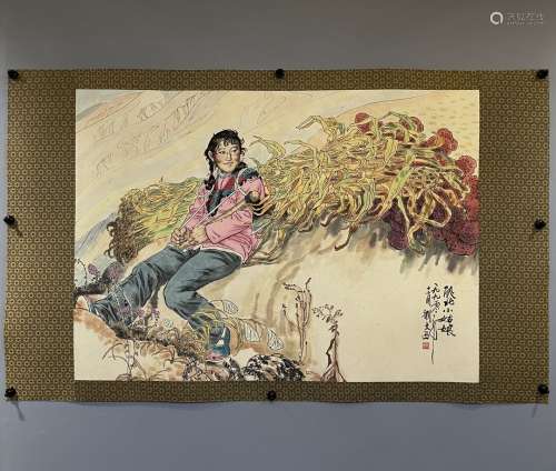 chinese liu wenxi's painting