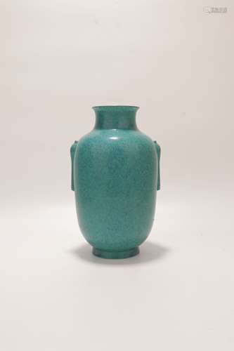 chinese jun glazed porcelain vase