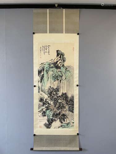 chinese zhang daqian's painting