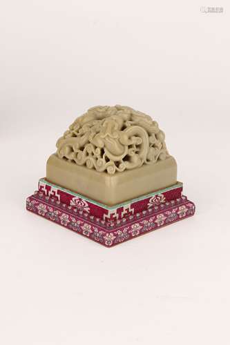 chinese shoushan furong stone seal