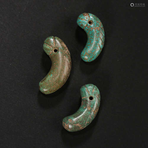 KOREAN ANCIENT TURQUOISE NECKLACES