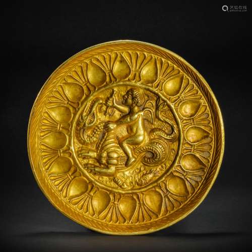 Golden Plate from 7th Century