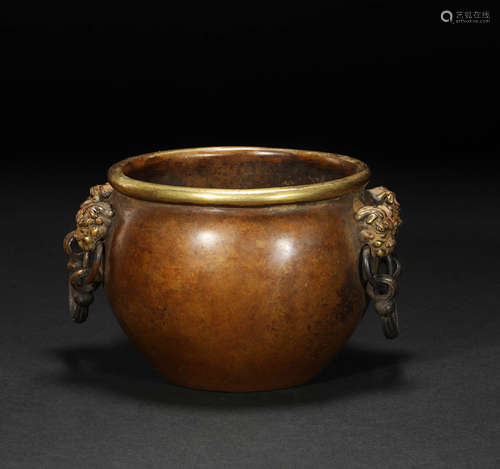 Copper Censer from Ming