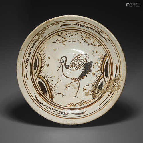 CiZhou Kiln Plate from Yuan