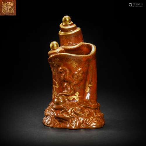 Alike Kiln Pen Holder from Qing