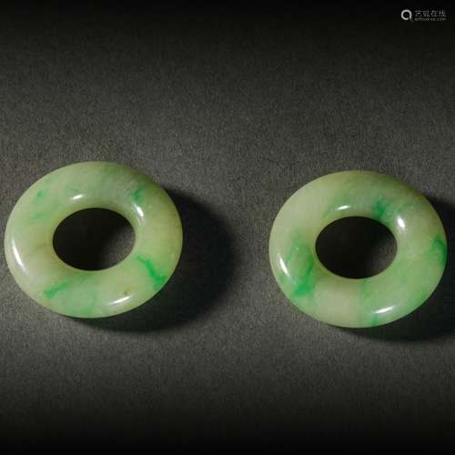 Green Jade Pendant from Qing