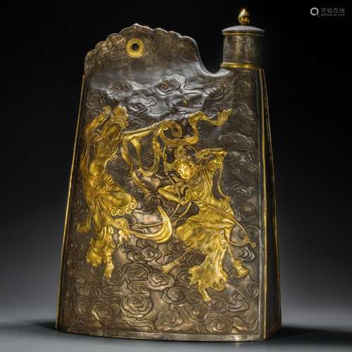 Silvering and Golden Vase from Liao