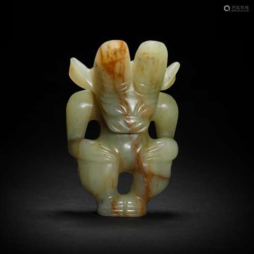 Jade Ornament from HongShan Culture