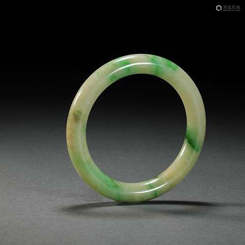 Green Jade Bracelet from Qing