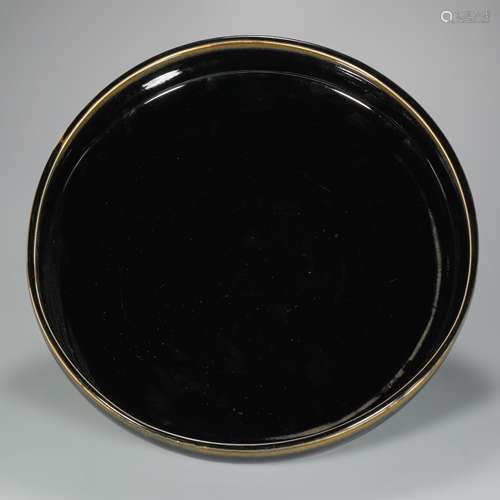 Ding Kiln Black glazed Pen Washer from Song