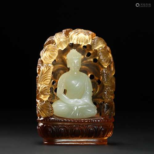 HeTian Jade Niche from Qing