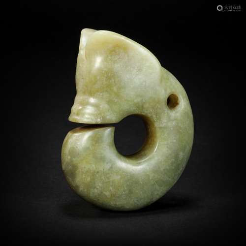 Jade Dragon from HongShan Culture